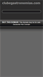 Mobile Screenshot of clubegastronomias.com